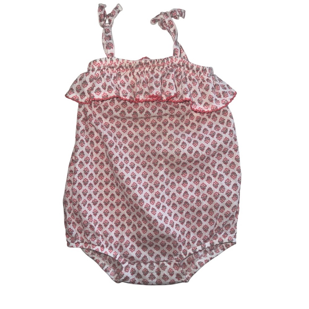 Baby B’Gosh Pink Patterned Baby Romper